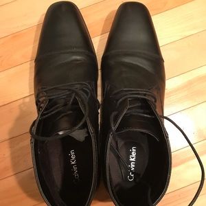 New Calvin Klein Corden Smooth Leather Boots